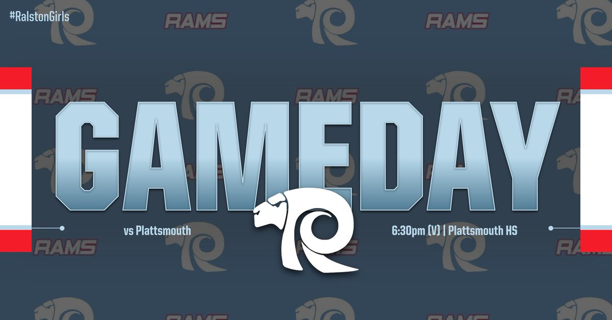 It’s gameday for the Lady Rams! We’ll take our show on the road to Plattsmouth for a Trailblazer Conference tilt with the Blue Devils. First pitch slated for 6:30, there is no JV game tonight. #RalstonGirls