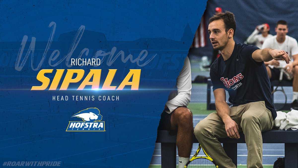 Hofstra Tennis (@hofstratennis1) on Twitter photo Excited to welcome Richard Sipala (<a href="/SipalaRichard/">Richard Sipala</a>) to the <a href="/HofstraU/">Hofstra University</a> family as our new head tennis coach. Richard will oversee both the men's and women's programs. #RoarWithPride
🔗 - bit.ly/2Wsonh6 Excited to welcome Richard Sipala (<a href="/SipalaRichard/">Richard Sipala</a>) to the <a href="/HofstraU/">Hofstra University</a> family as our new head tennis coach. Richard will oversee both the men's and women's programs. #RoarWithPride
🔗 - bit.ly/2Wsonh6