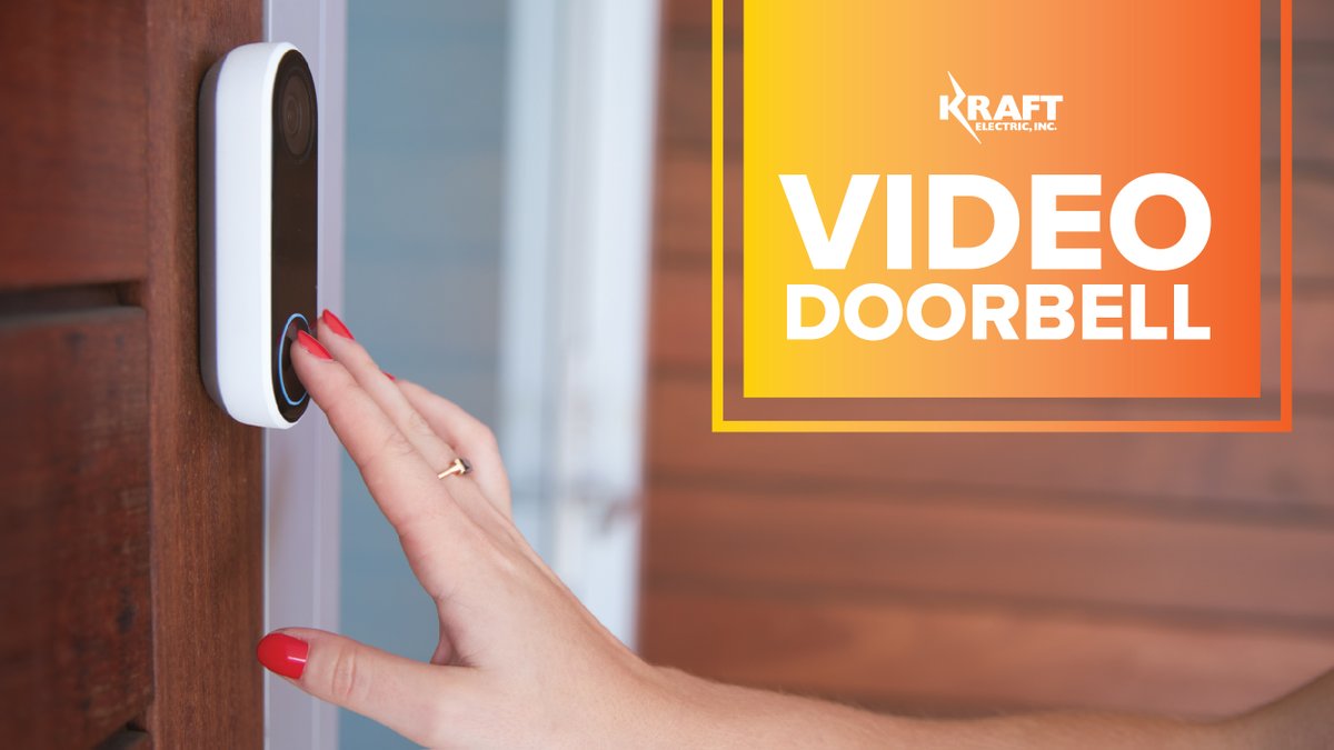Add a video doorbell to your smart home to decrease the chance of burglary and know when your package shows up at your door!
#KraftElectric #SmartHome #VideoDoorbell #RenoCounty #ElectricalWork