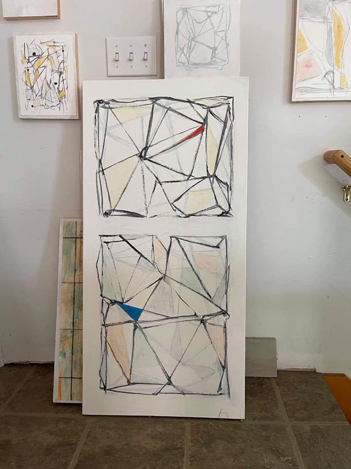 Bob Judge Abstract Painter on Twitter "From my studio. Works in