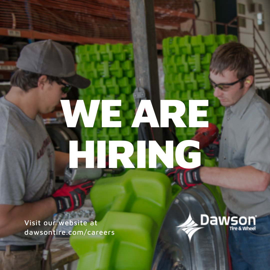 Looking for your next career? Apply today: dawsontireandwheel.com/careers