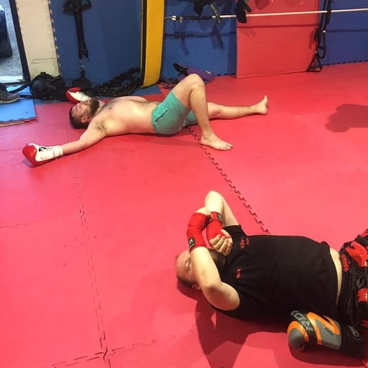 MuayWild's tweet photo. You know the pad holders have done their jobs right when you finish the round and those striking have this reaction 🥵👍
Great session today 🥊🐗.
#padman #ABAW #wildboars #muaythaitraining #muaythai #striking #fightingforautism #fightforautism #k1 https://t.co/RweLkybT4P