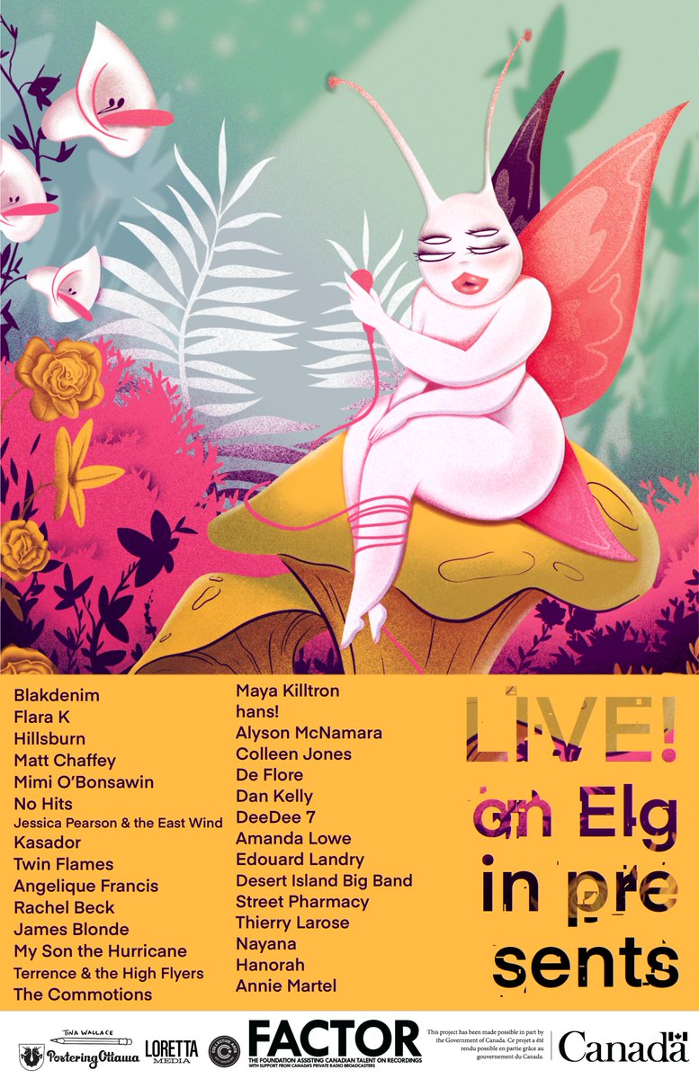 liveonelgin's tweet photo. LIVE! on Elgin Presents Season 2 is here!
Presented with support from @posteringottawa @CollectiveBrew @FACTORCanada 🎨 by Bazooper
This project has been made possible in part by the Government of Canada. Ce projet a été rendu possible en partie grâce au gouvernement du Canada. https://t.co/CowdJ29MT6