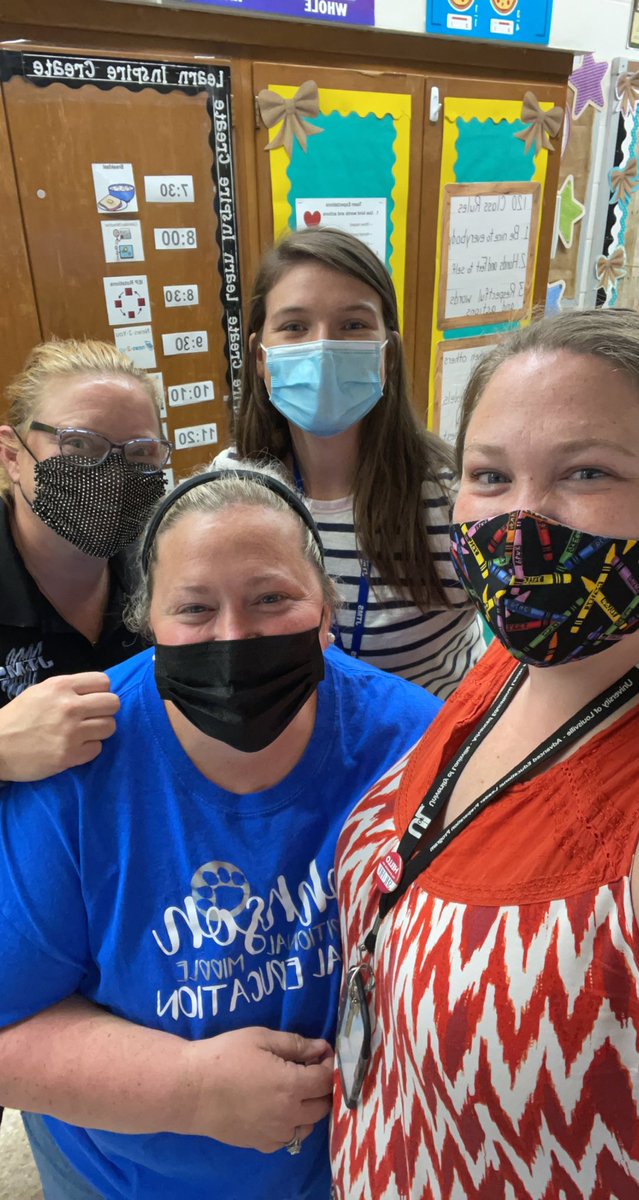ShepatShawnee's tweet photo. The best PLC conversations/work sessions happen when you’re least expecting it! The Discovery Team rocked out some amazing resources for their students! @Johnson_Jaguars #SpecialEducation #PLCWork https://t.co/tWwIIBJFw4