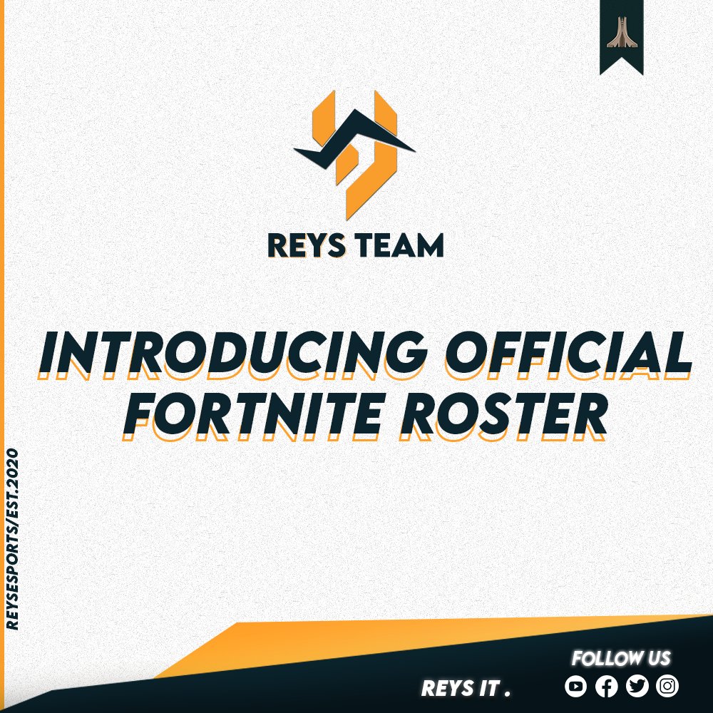 ReyseSports's tweet photo. Go check our official fortnite roster and welcome them in the comments ♥
https://t.co/MQQa9Ox7Zg
#reysit https://t.co/5vi1CpffrT