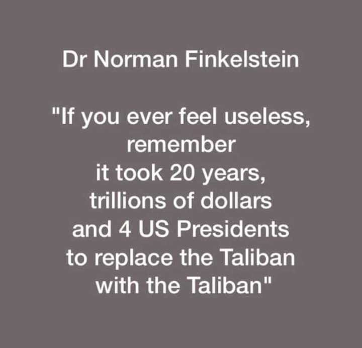 <a href="/Nigel_Farage/">Nigel Farage MP</a> <a href="/JoeBiden/">Joe Biden</a> This probably sums up what was achieved, a lot of wasted resources and lives