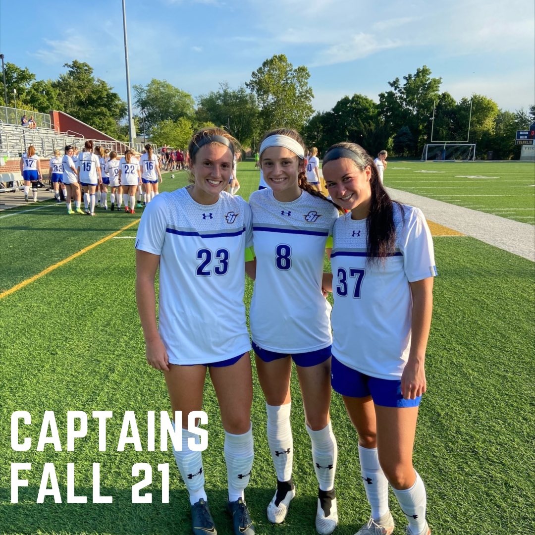 spaldingwsoccer's tweet photo. Congrats to Julia Poole, Bailey Whitehead, and Ally Johnson on being named our captains for this fall! https://t.co/LrwxfDuN7x