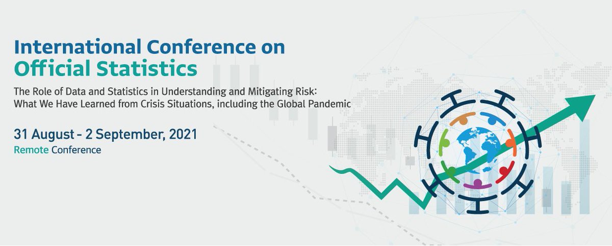 Register for International Conference on #OfficialStatistics on the Role of Data and Statistics in Understanding and Mitigating Risk #disasterRelatedStats. 31 Aug-2 Sept 2021 2021
Registration is free : bit.ly/3krqFF5
@UNStats  @Kostat  #DataAndStatistics