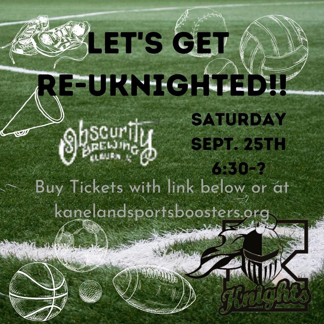 Join us for a Fabulous Evening out! Saturday September 25th at Obscurity Brewing Elburn Fun, Food &amp; Fundraising for our Athletes! Buy tickets on FB page today or our website starting tomorrow Friday 8/27