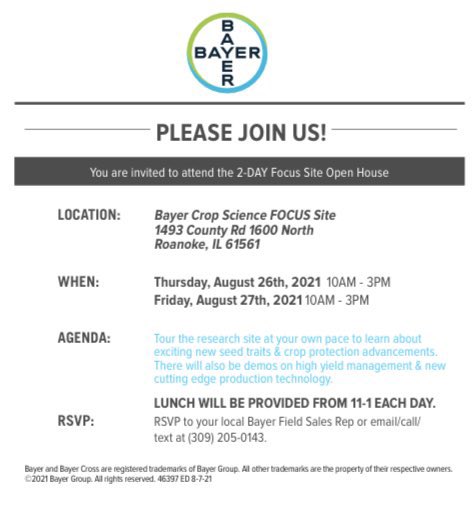 Miss us today? No worries — we’ll be back at our Roanoke FOCUS Site tmrw at 10 AM showcasing <a href="/Bayer4CropsUS/">Bayer U.S. 🇺🇸 | Crop Science</a> current products and robust pipeline. See you there! 👋