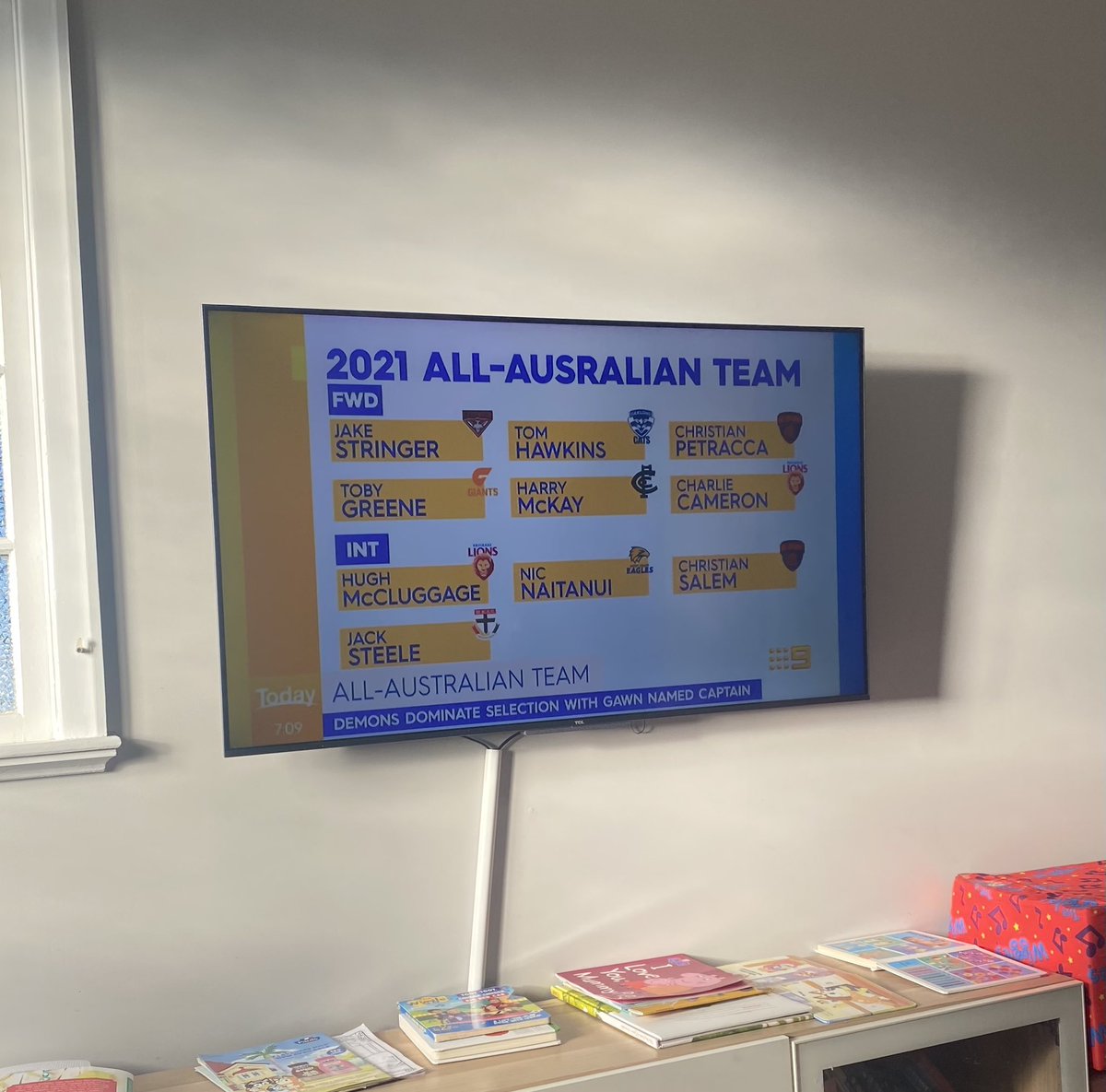 Even the Today Show thought Hugh and Charlie were locks 🔒 #AA #UNCAGED <a href="/brisbanelions/">Brisbane Lions</a>