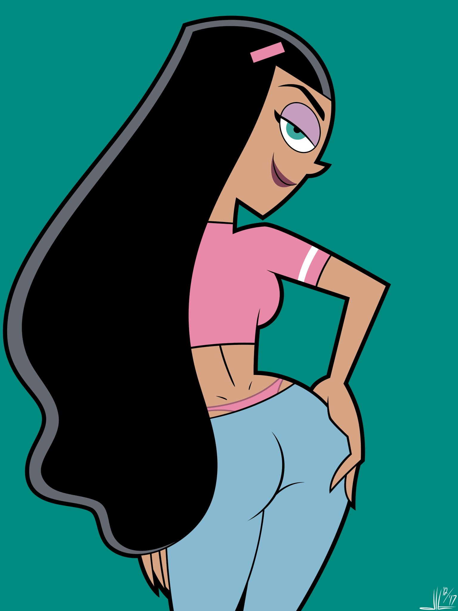 “Commission from DLToon of Paulina from "Danny Phantom". ...