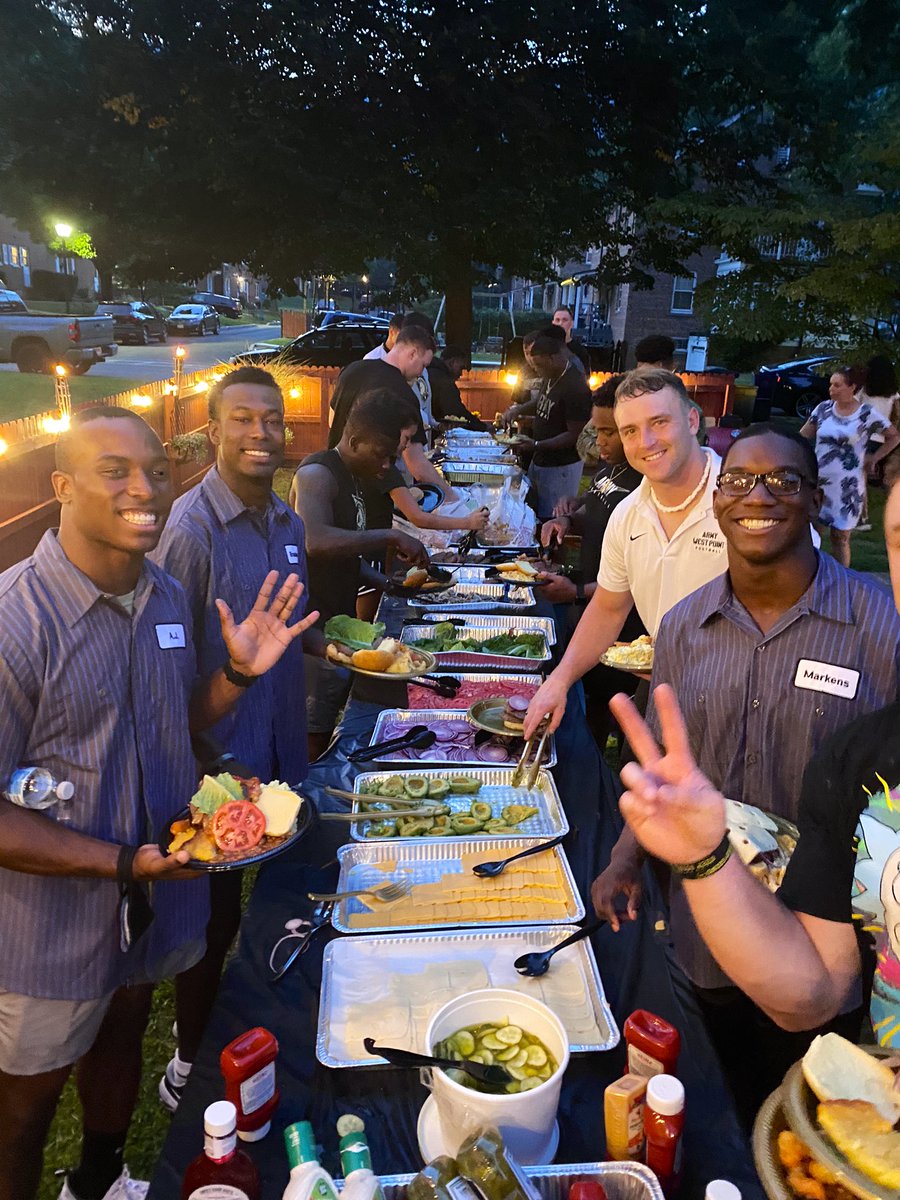 coachbrentdavis's tweet photo. America’s Offense and Specs gathered tonight 9 days before the first test of the season! Proud to be a member of the Greatest Brotherhood in college football! Wouldn’t be possible without the wives and families of the staff!
#Brotherhood #NCOT #OneSnapContract #Beatgast https://t.co/xXrxhi9VU5