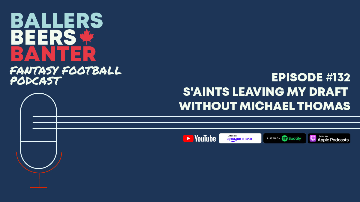 The Boys get heated over WR rankings on this episode. Have a listen and find out where they disagree on CeeDee Lamb, Michael Thomas, DJ Moore and Robert Woods! Be ready to win your draft with this episode! #NFL #NFLTwitter #FantasyFootball open.spotify.com/show/5D7RbjH4j…