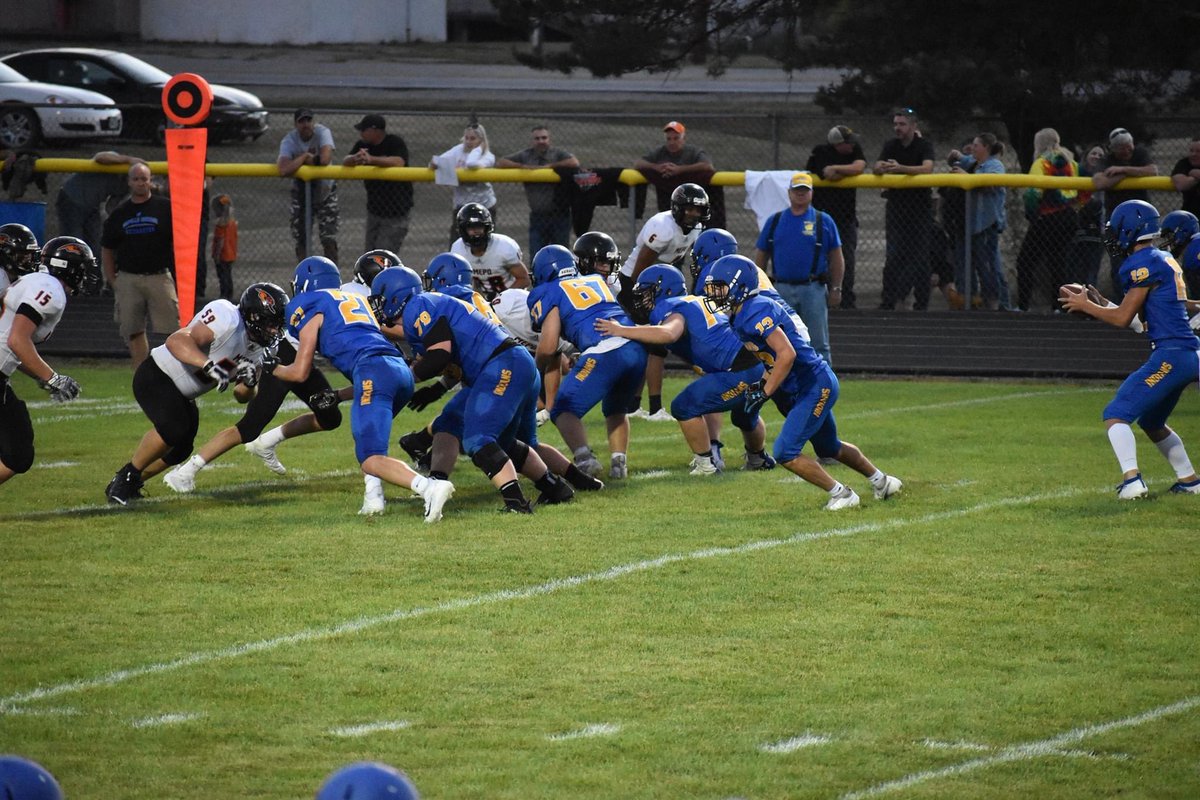 ⚠️WAPELLO FANS⚠️Tomorrow night at 7:00 your Wapello Indians will be playing Mediapolis on our home field! STUDENTS come sit in the student section! The theme is ⚫️BLACKOUT⚫️. We hope to see you in the stands Friday night!🏈
