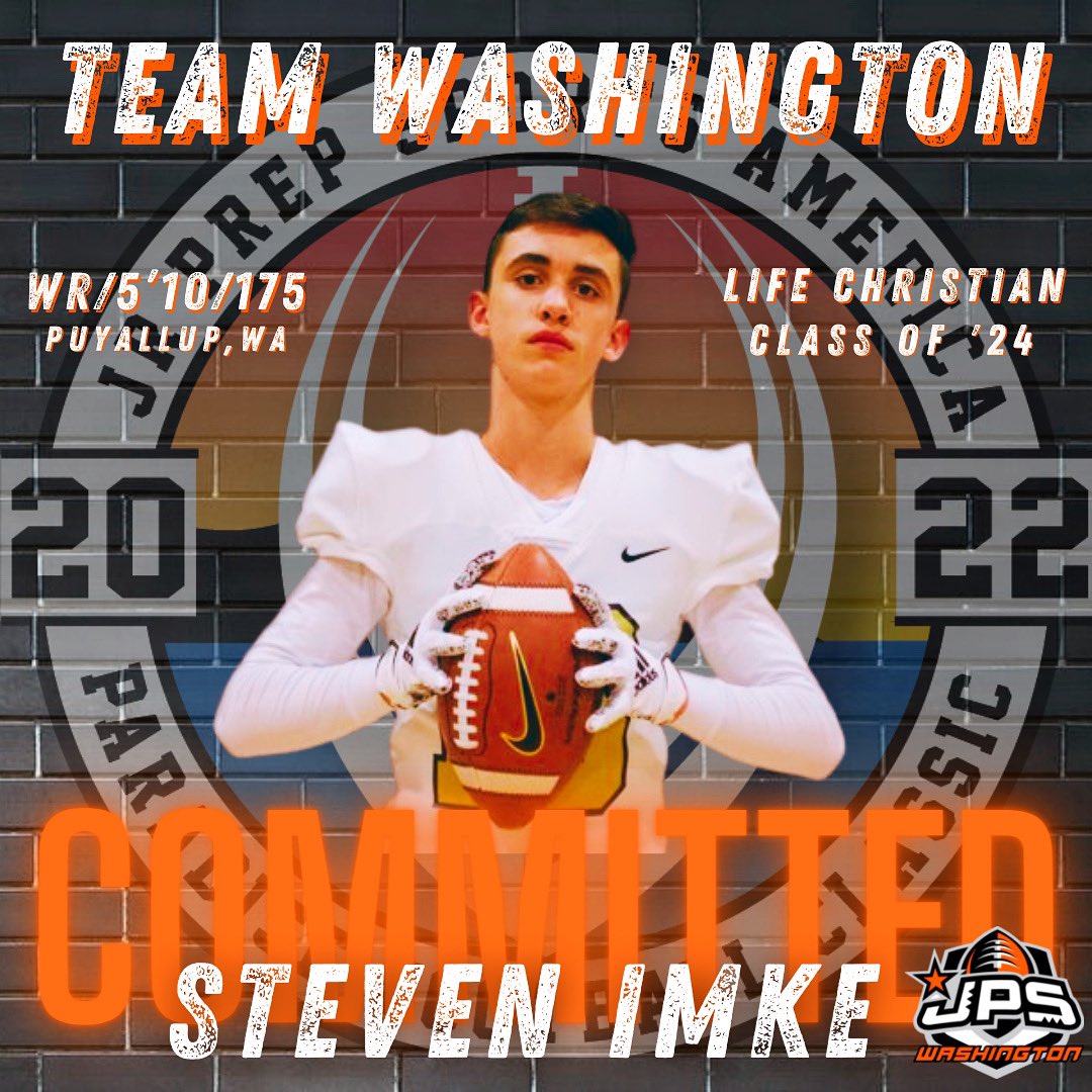 GRIDIRON SPORTS + PERFORMANCE (@gridironsp) on Twitter photo We want to congratulate STEVEN IMKE <a href="/ImkeSteven/">Steven Imke</a> on earning and committing to his roster spot on TEAM WASHINGTON - JPS PARADISE FOOTBALL CLASSIC‼️ <a href="/CaliDQ/">DeQuin Evans</a>
・・・
#TeamWashington
#GridironAiga
#GridironTrenches
#TeamGridiron
#GridironSP
#jpsteamwa
#jpsonthemove We want to congratulate STEVEN IMKE <a href="/ImkeSteven/">Steven Imke</a> on earning and committing to his roster spot on TEAM WASHINGTON - JPS PARADISE FOOTBALL CLASSIC‼️ <a href="/CaliDQ/">DeQuin Evans</a>
・・・
#TeamWashington
#GridironAiga
#GridironTrenches
#TeamGridiron
#GridironSP
#jpsteamwa
#jpsonthemove