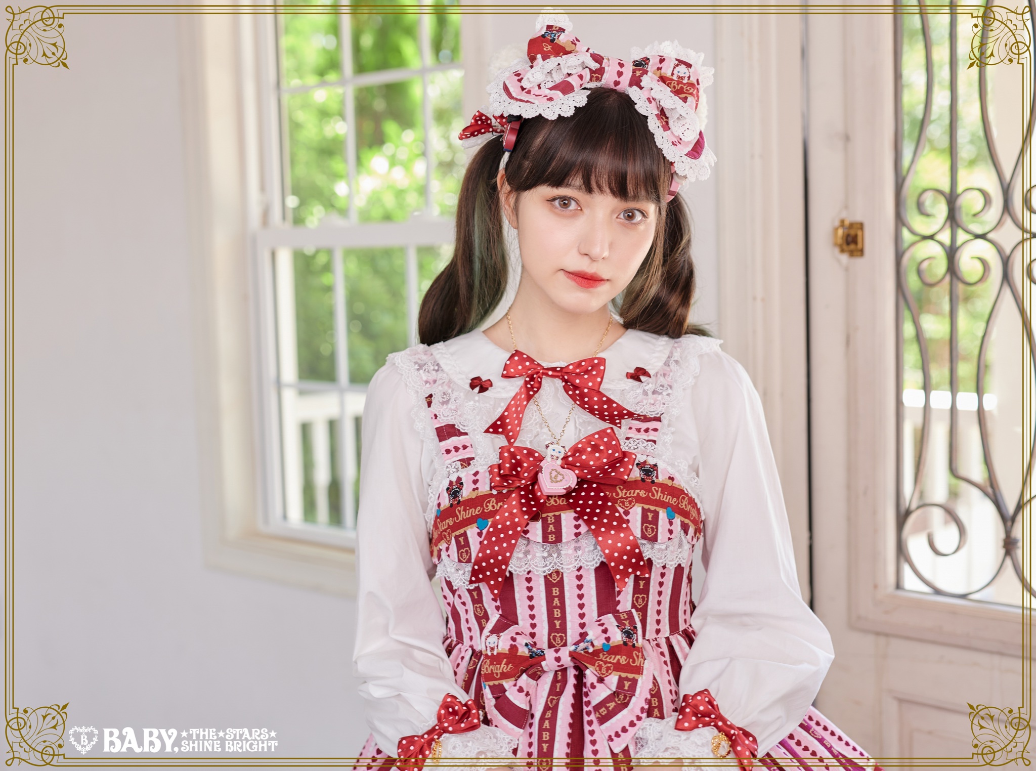 ねこくみゃちゃんからのPresent Ribbonジャンパースカート BABY