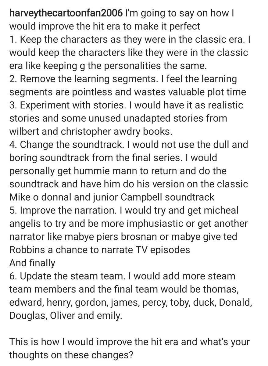 HarveyRivers17's tweet image. How I would improve the hit era