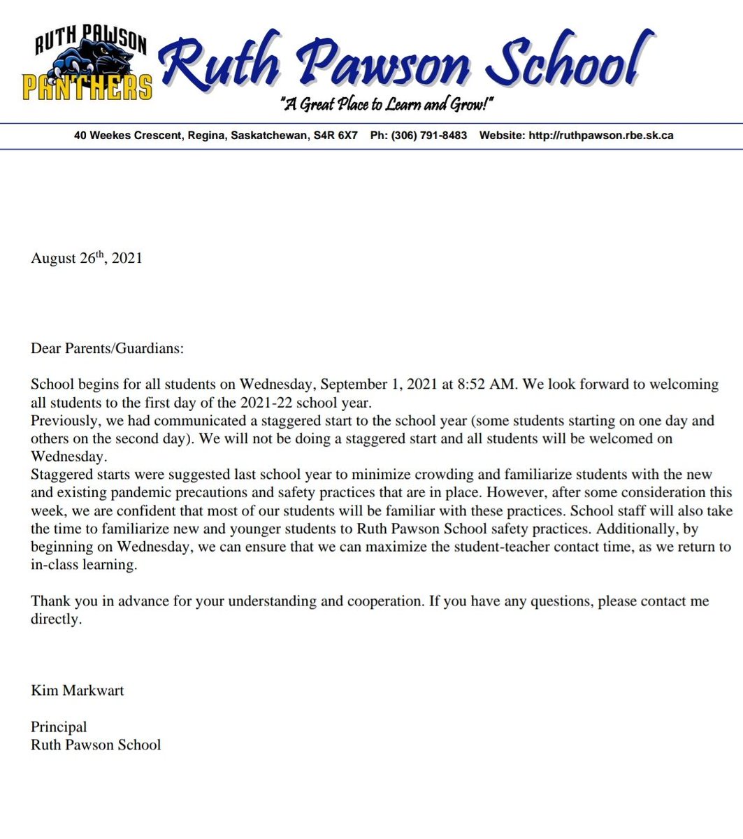 Hey Pawson family! Check out the "NEW" student start-up for this coming school year. So excited! Can hardly wait to see everyone on Wednesday!