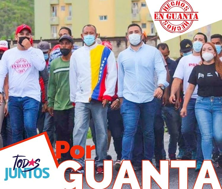 Nosotros todos juntos caminamos por Guanta, juntos seguimos y seguiremos, 
Guanteños, ustedes si tienen quien los defienda!!

<a href="/NicolasMaduro/">Nicolás Maduro</a> 
<a href="/dcabellor/">Diosdado Cabello R</a> 
<a href="/PedroCarreno_e/">Pedro Carreño</a>
<a href="/jorgerpsuv/">Jorge Rodríguez</a>
<a href="/taniapsuv/">Tania Valentina Díaz</a>
<a href="/nicmaduroguerra/">Nicolas Maduro Guerra</a>
<a href="/luismarcanos/">Luis Marcano</a>
<a href="/PartidoPSUV/">PSUV</a>