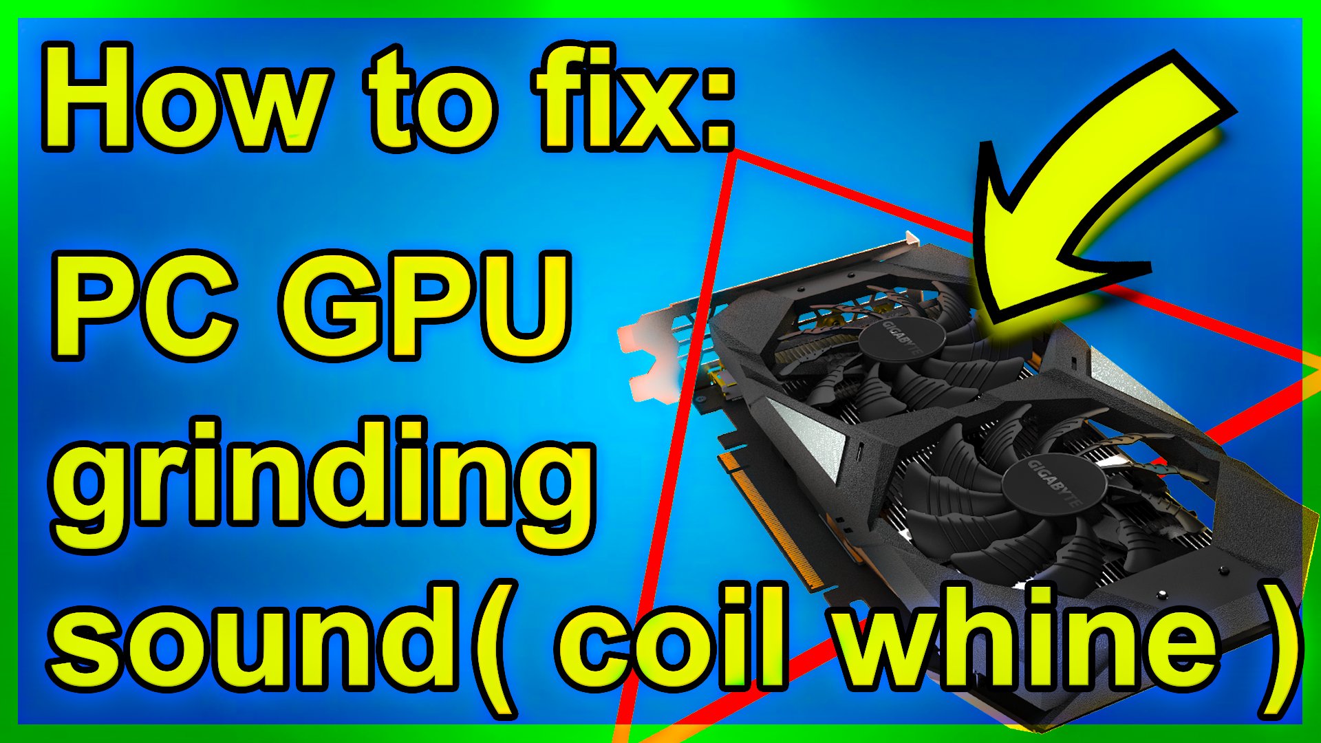 Alonzo on Twitter: "DIY: How fix GPU grinding noise (coil whine) problem caused by GPU sagging ( NVidia GTX 1660ti ) https://t.co/gDGXiXR8u8" /