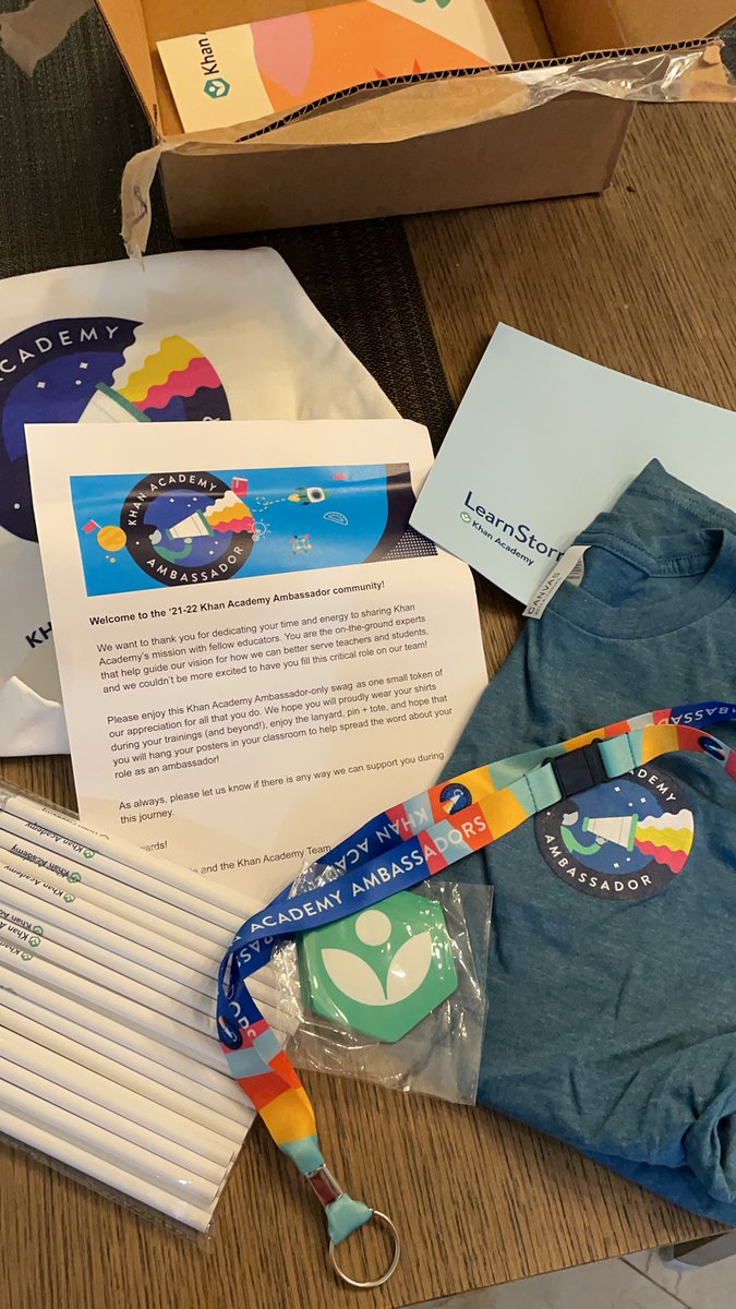 Looking forward to year 3 and introducing Learnstorm to my new teachers tomorrow! <a href="/khanacademy/">Khan Academy</a> <a href="/TeachWithKhan/">Khan Academy for Teachers</a> #khanacademyambassador #youcanlearnanything