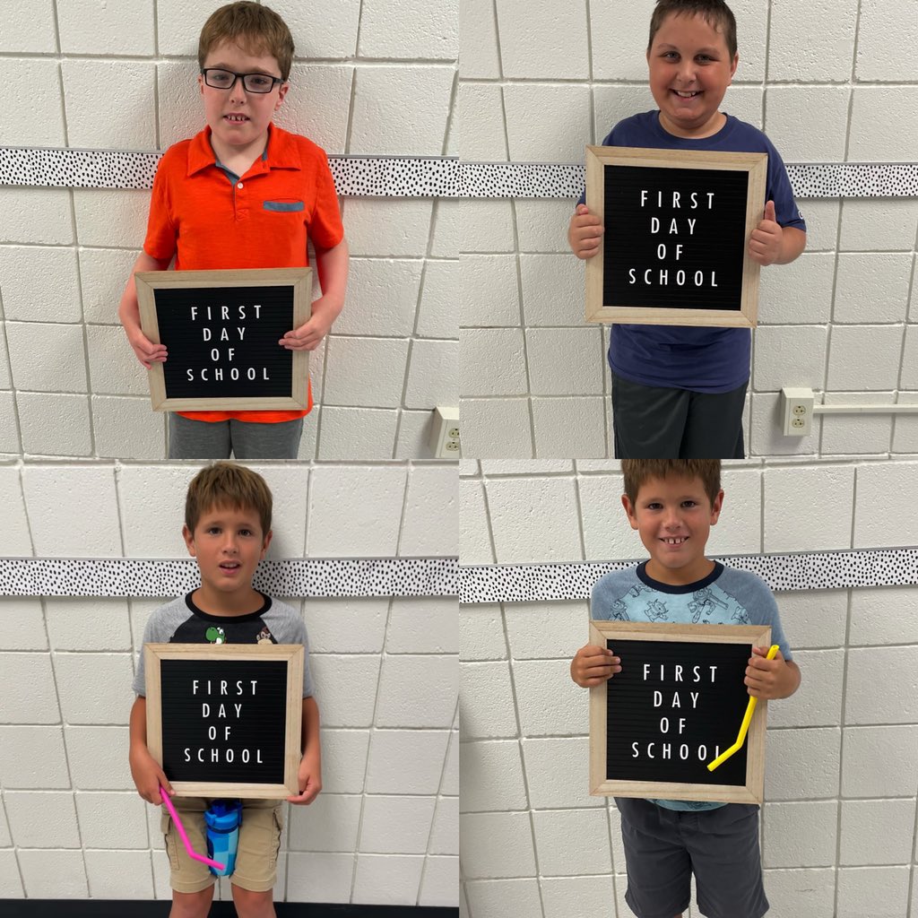 And just like that, this is the LAST first day of school pic with my big bad fifth graders 😭🥰 <a href="/west_elem/">TrinityWestElem</a>