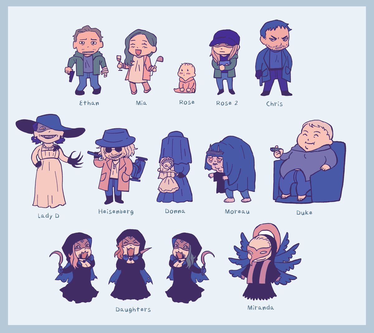 tunneIsnakes's tweet image. ✨I have new resident evil stickers up on my shop! :] If you are interested links are in the replies ✨