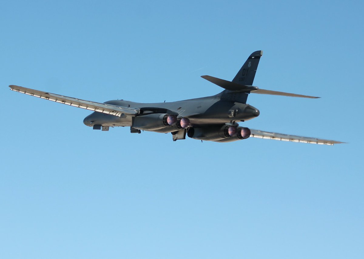 B-1B afterburner eye candy from my visit to Red Flag 1-18