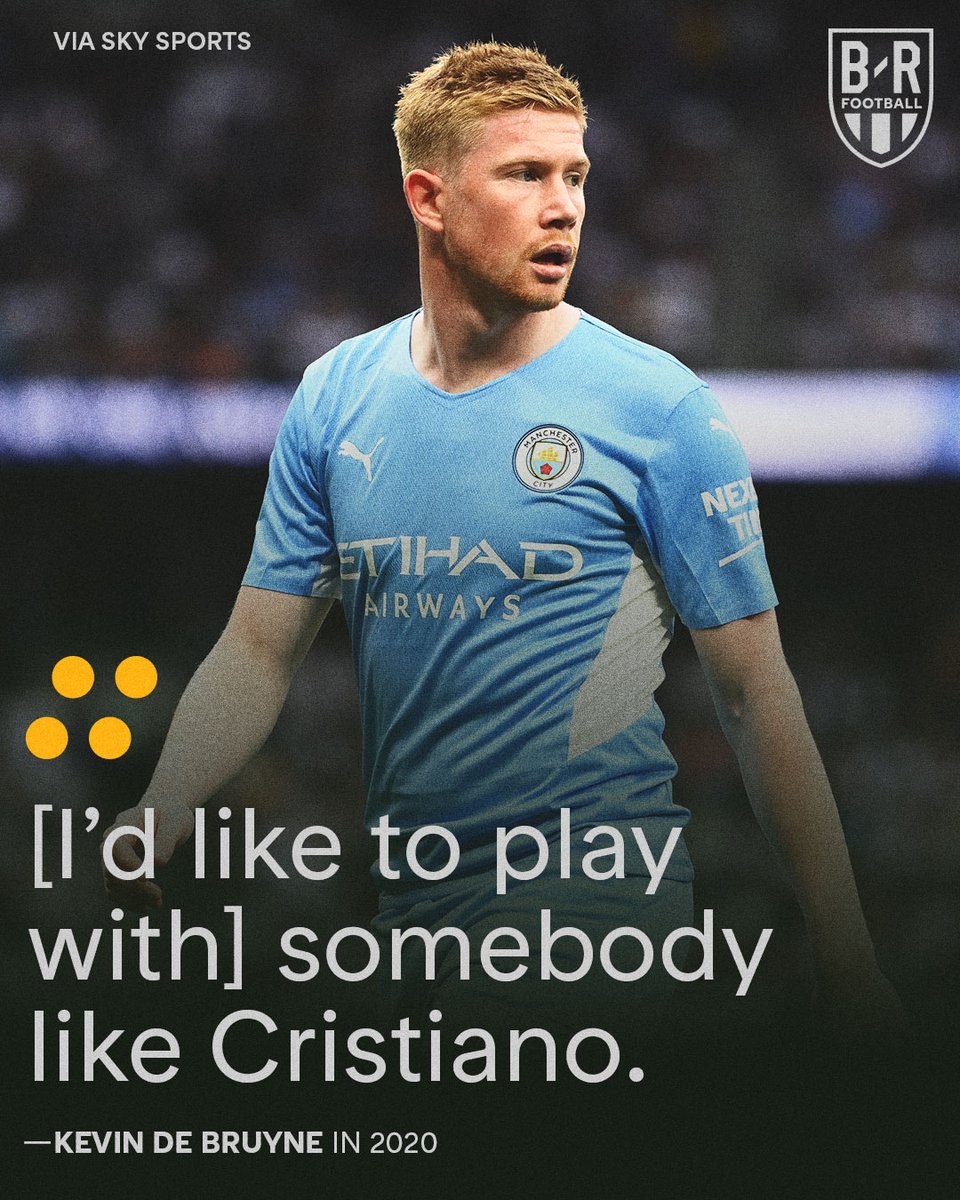 brfootball's tweet photo. Kevin De Bruyne last year 🤔 https://t.co/YpgEj6Wctq