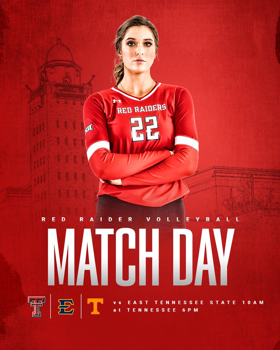 IT’S FINALLY MATCH DAY‼️

The 2021 season starts today in Knoxville!

🏐 vs. East Tennessee State
⏰ 10 AM CST
📈 wreckem.co/3sNXj7Q

🏐 vs. Tennessee
⏰ 6 PM CST
📈 wreckem.co/3sNXj7Q
📺 wreckem.co/3jiVKvf

🔴#WreckEm⚫️