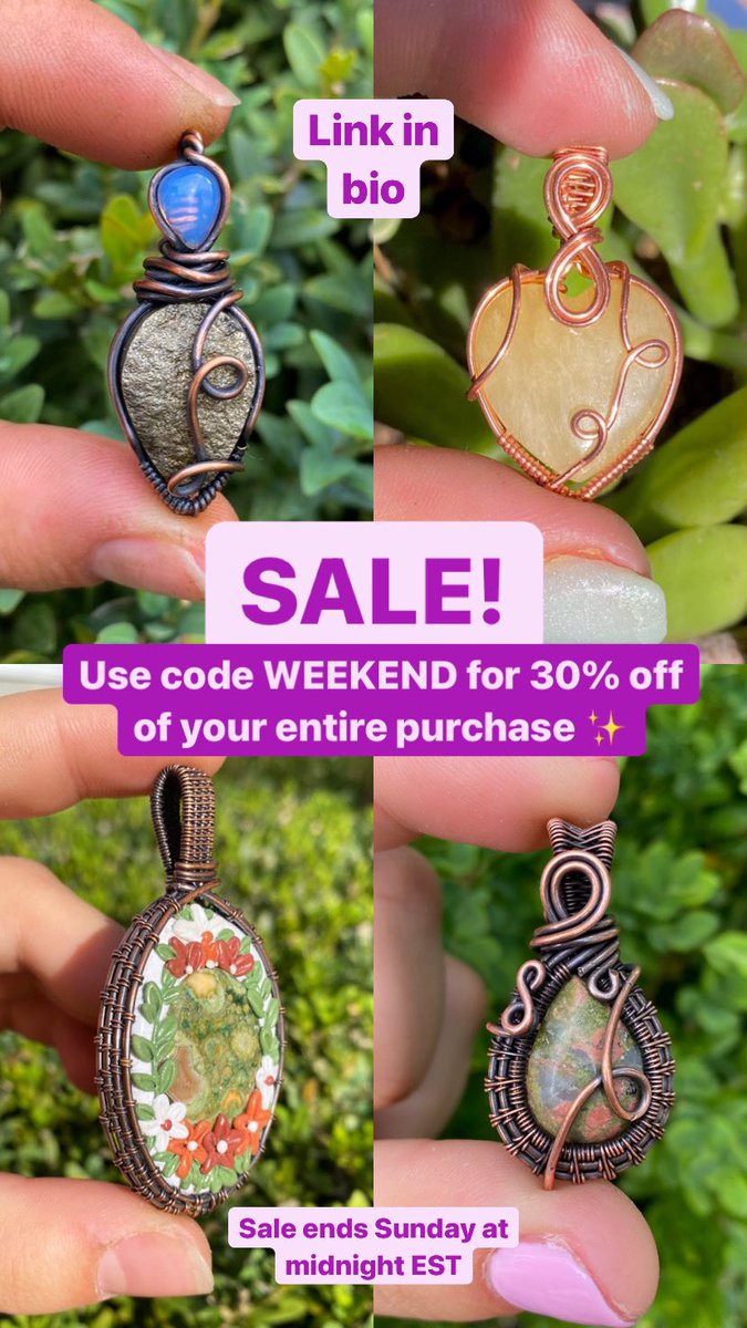 Having a bit of a clear-out sale!✨ use code WEEKEND for 30% off any item still in my shop! 🛍

RTs appreciated to spread the word! :)