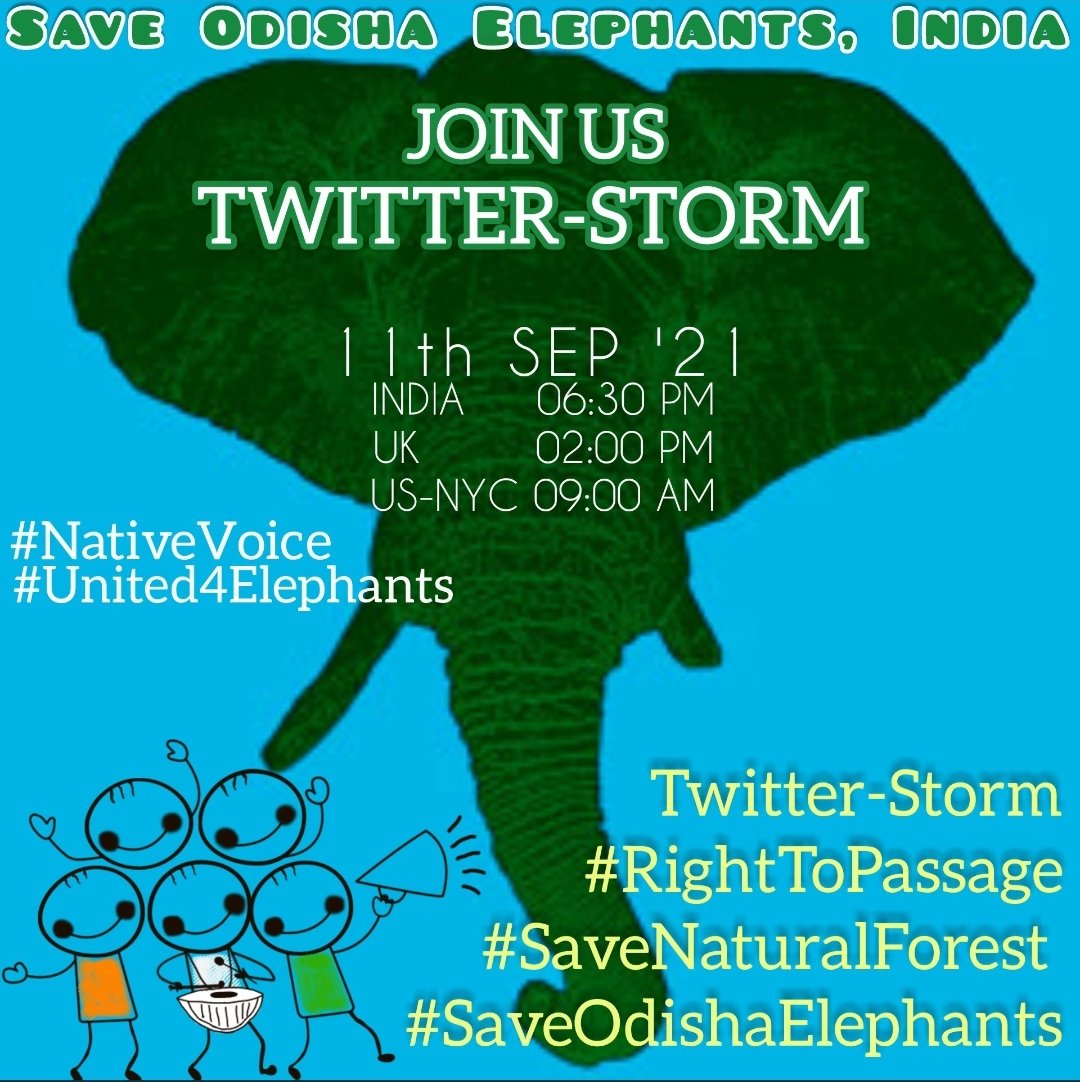 _senrik's tweet image. Twitter-Storm / Sep 11 
#SaveOdishaElephants #NativeVoice #India #United4Elephants #SaveNaturalForest 

@elephantlovers @HERD_Elephants @HERD_Elephants @ElephantsTN