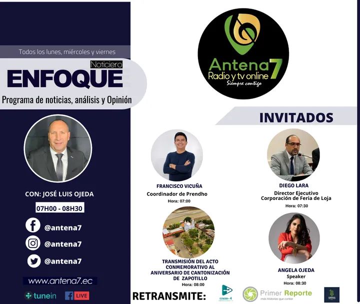 Antena 7 Radio y Televisión Online tweet media