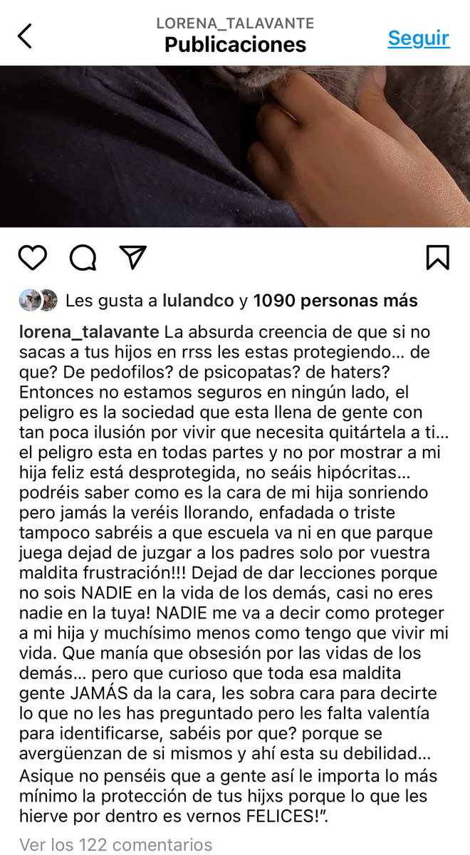 Instamamis defendiendo lo indefendible. A otro con ese cuento