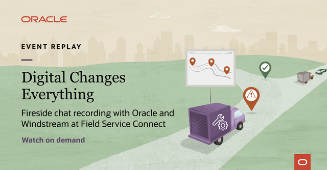 mapruner's tweet image. Watch this video with @OracleCX and @Windstream at #FieldServiceConnect to learn how digital has changed everything to meet customer expectations. #FieldService bit.ly/3sQjPwC