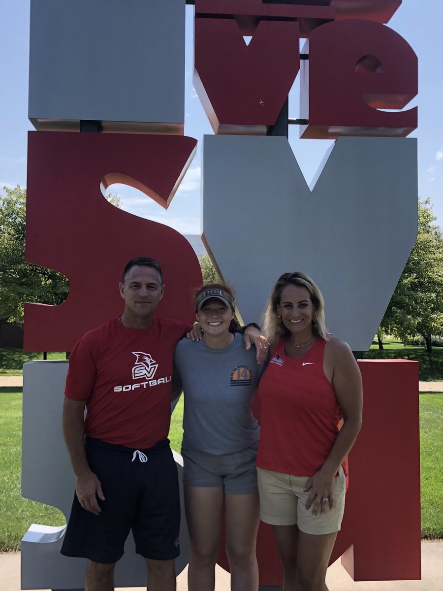 I’m extremely excited and grateful to announce that I have verbally committed to continue my athletic and academic career at Saginaw Valley State University! I want to thank all of my coaches, family, teammates and friends for helping me achieve my dream! Go Cards!@SVSU_Softball