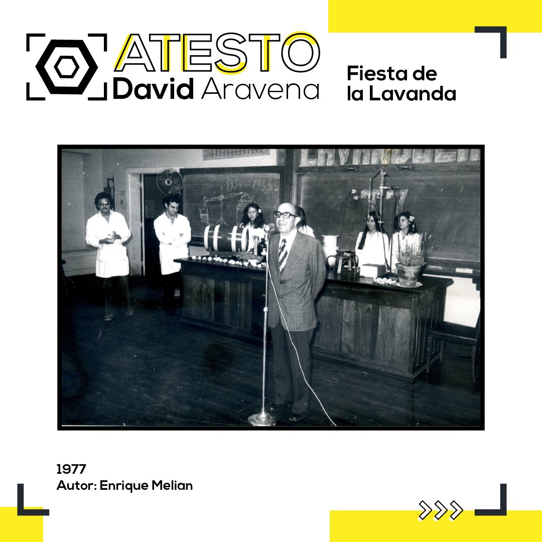 MuseoQuimfarm's tweet photo. #ATESTO
[Título] Fiesta de la Lavanda
[Fecha] 1977
[Autor] Enrique Melian
@QuimicaUdeChile @sisibuchile @eligecultura 
#fotografía #Photography #exposición  #laboratorios #historia #escuela #mesdelafotografía #vicuñamackenna20 #lavandula #cosecha #destilación #recuerdos #memoria https://t.co/s22RIahylr