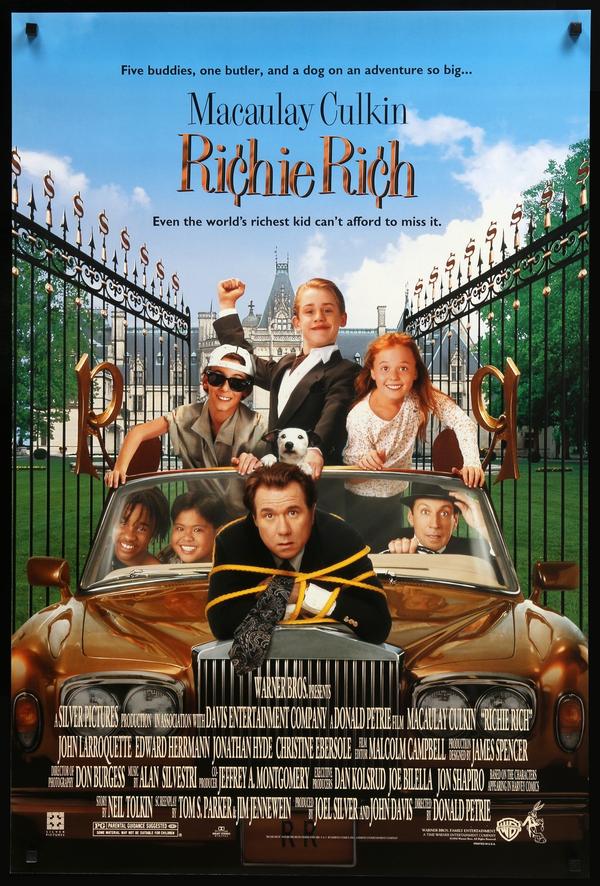 Happy birthday to Macaulay Culkin, star of the 1994 comedy \Richie Rich.\ 
