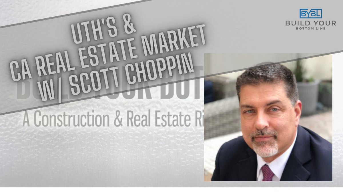 BYBottomLine's tweet image. LIVE with @ScottChoppin in 20 minutes talking about UTH's and the Cali Real Estate market.  Come hang and ask him some questions.  

youtu.be/NBmZTgs5RHU

#realestate #california #multifamily
