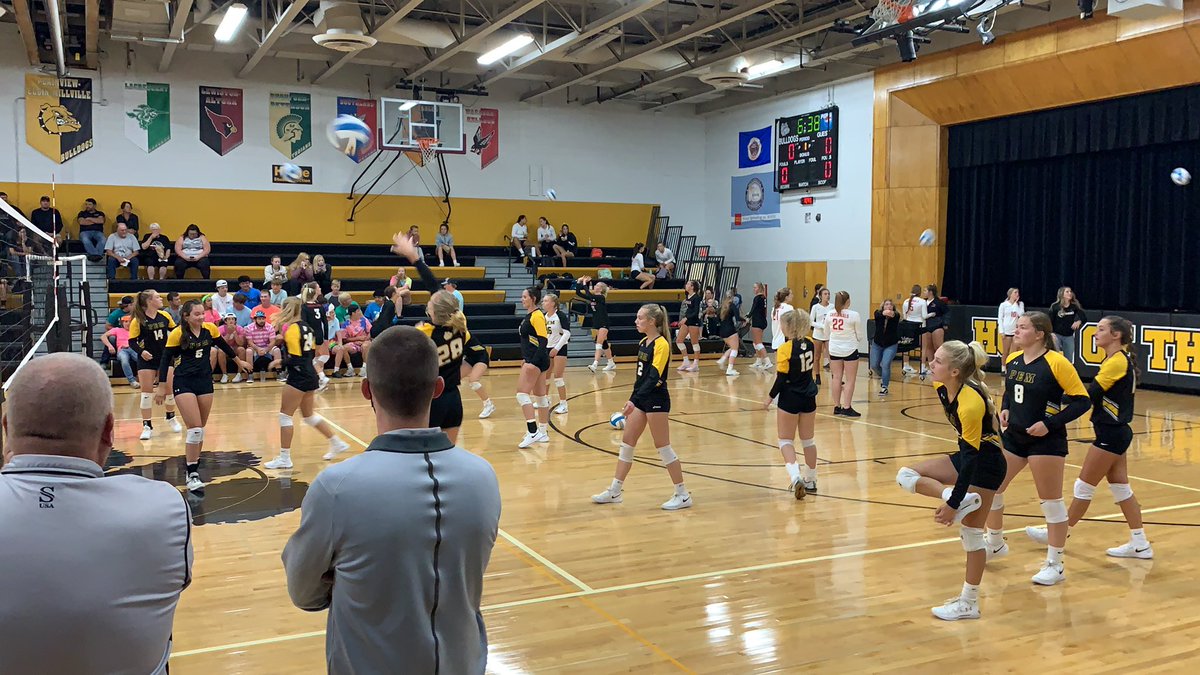 PEMHighSchool's tweet photo. Bulldog volleyball opening up the season at home against Lewiston Altura https://t.co/23zPGgqOIY