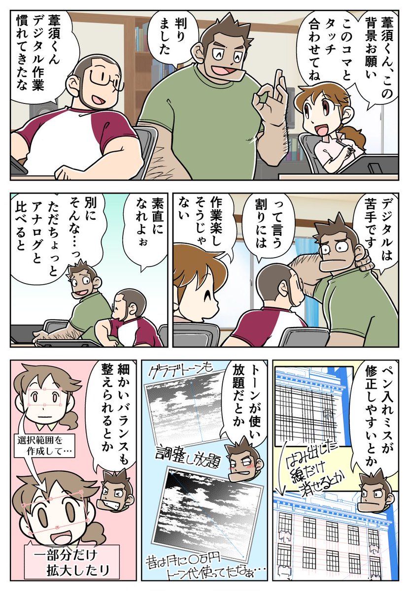 ট ইট র 株式会社ワコム 今月の ペンタブまんが まんが制作をデジタル化して一番楽になったのはトーン というお声を良く聞きます ペン入れまではアナログというハイブリッドな方も それぞれの気に入ったポイントをうまく活用したいですね 皆さんの