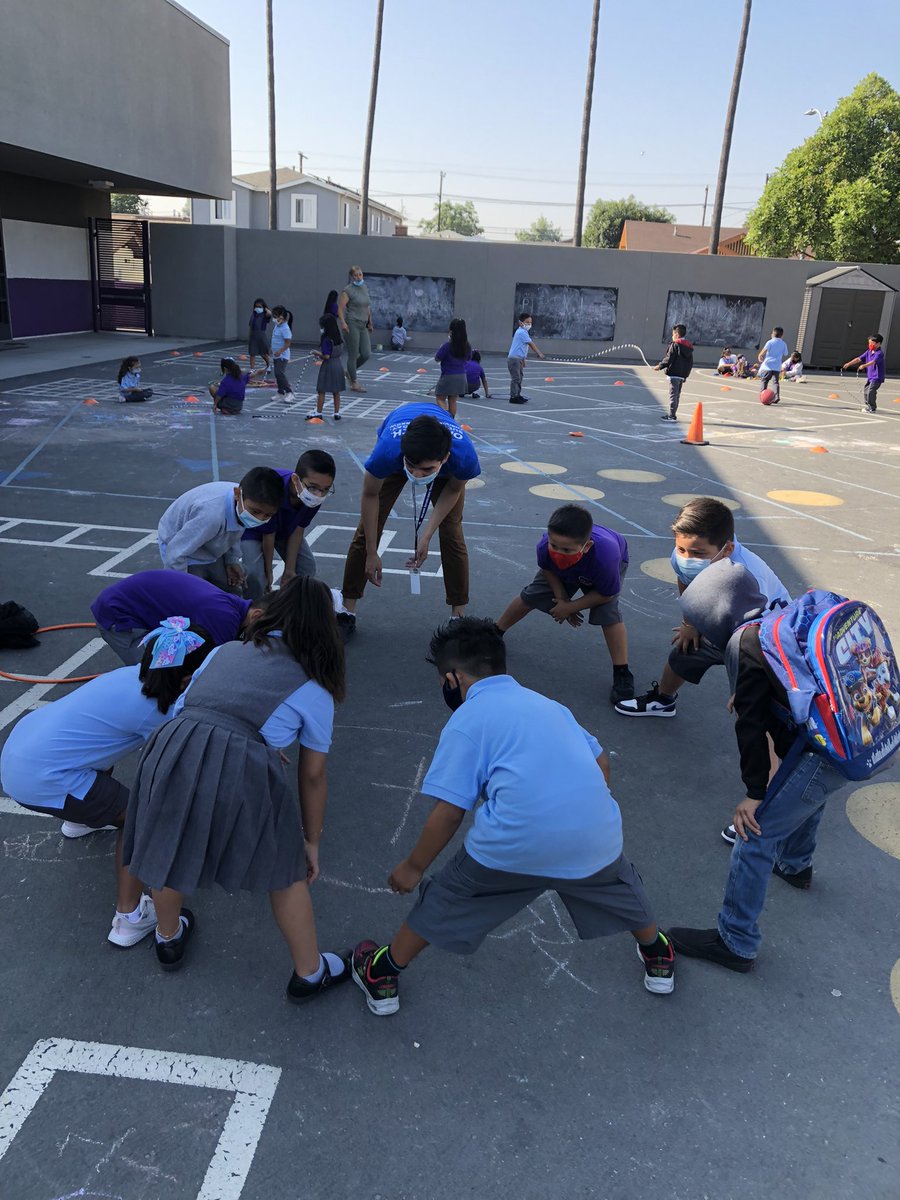 <a href="/aiacounselor/">Luis Chavez Rodriguez</a> doing our morning energizer during TK-1 recess 🤗 #probitas