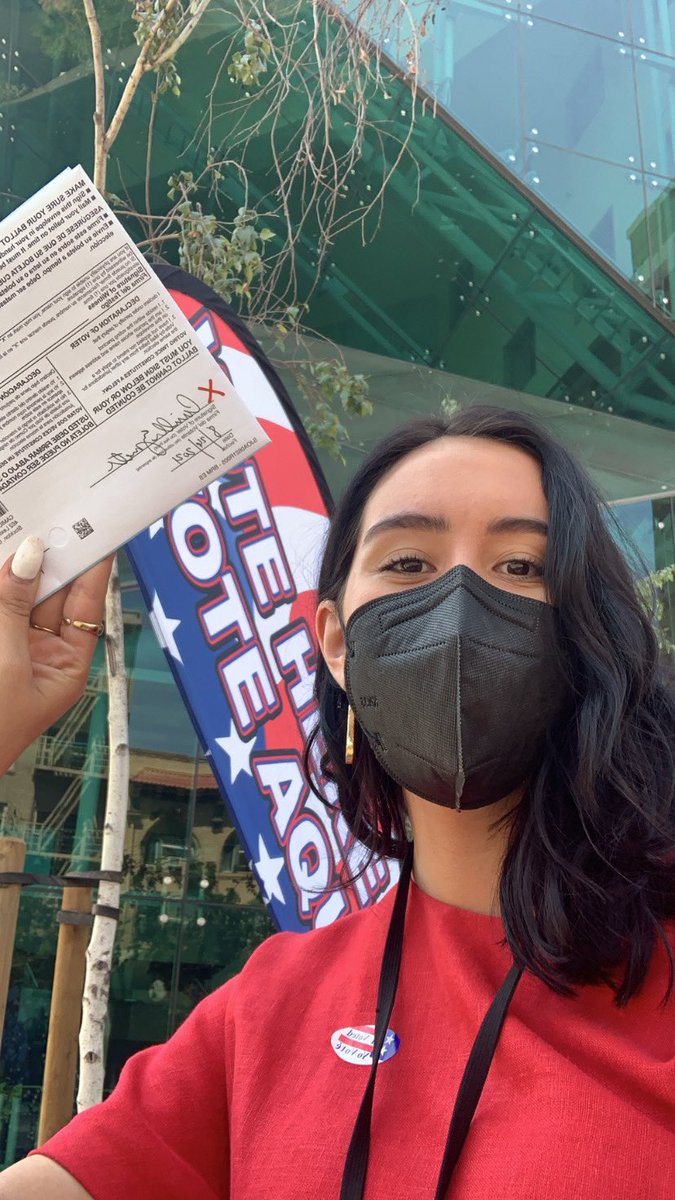 Returned my ballot today at the San Joaquin County Registrar of Voters Office, 44 N. San Joaquin St. Stockton, CA 95202. #VoteNoOnRecall

You have until Sept. 14th!