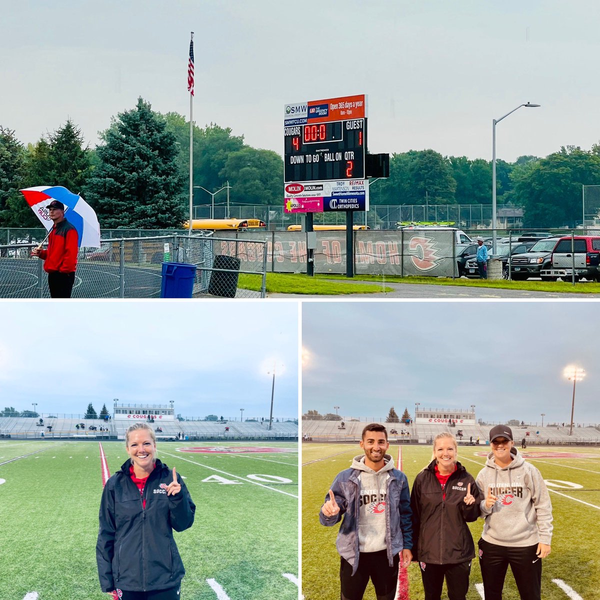 CentCougs's tweet photo. @centgirlssoccer opens the season with a 4-1 win over Coon Rapids. Congratulations to Coach Christa Carlson on Win #1 as our Head Coach!! #RollCougs https://t.co/mBprPMPxEw