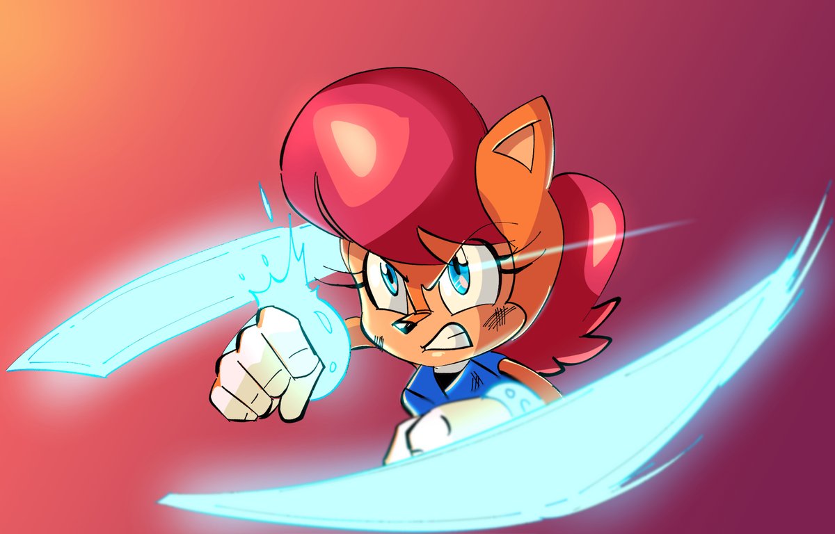 Yep, I still love drawing her. #SonicTheHedgehog #SallyAcorn