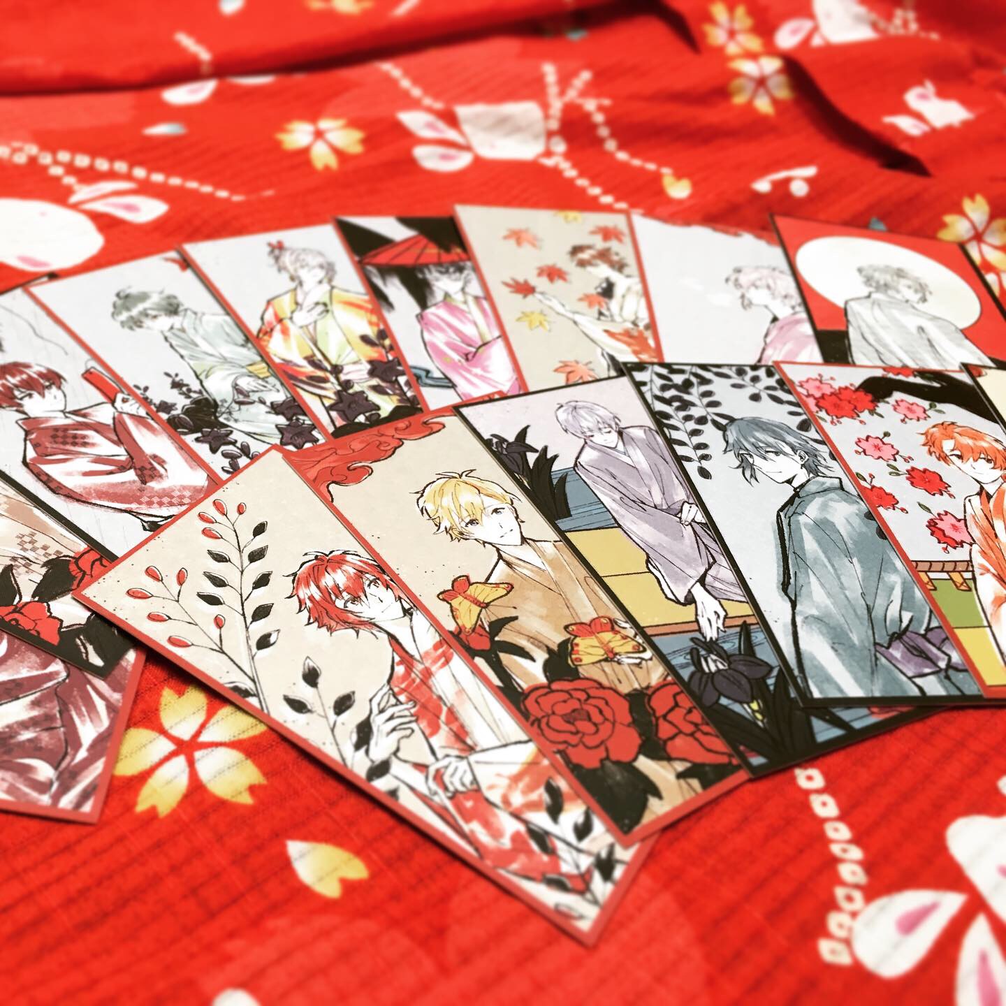 あめ Made I7 Hanafuda Business Cards Might Turn Them Into A Card Set アイナナの花札 愛七札 を作ってみた 名刺です T Co Okajsjgxmk Twitter