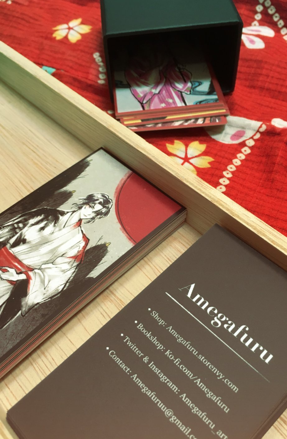 あめ Made I7 Hanafuda Business Cards Might Turn Them Into A Card Set アイナナの花札 愛七札 を作ってみた 名刺です T Co Okajsjgxmk Twitter