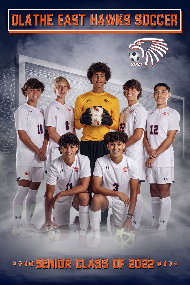 OEMensSoccer's tweet photo. Your 2021 #menssoccer seniors. #HawkNation https://t.co/dbRcHLC4WX