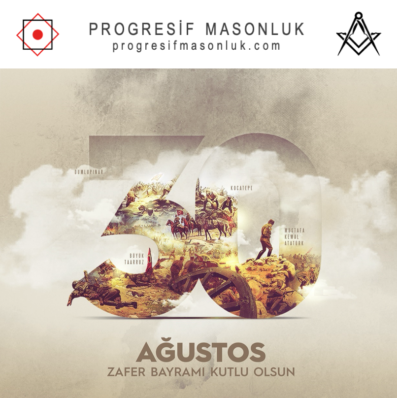 ProgresifMason's tweet image. 30 AĞUSTOS
Ülkemizin düşmanlardan geri alınması ile neticelenen Büyük Taarruz’un başladığı gün Türkiye’nin Zafer Bayramı’dır. 
#30Ağustos #Zafer Bayramı
#ProgresifMasonluk  #HürMasonlar #HürMasonluk #HürVeKabulEdilmişMasonlar #HKEMBL